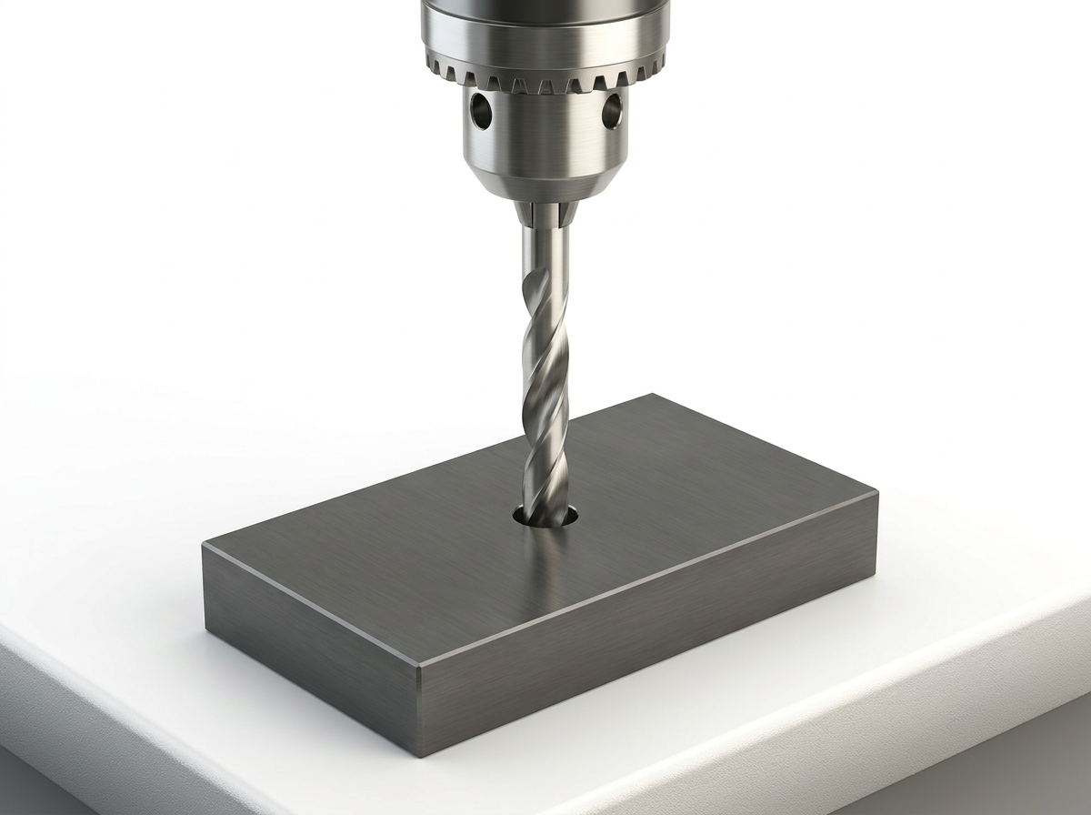 Passo 1 — Furar no diâmetro de pré-furo